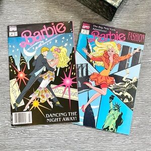 Two Vintage Barbie Comics